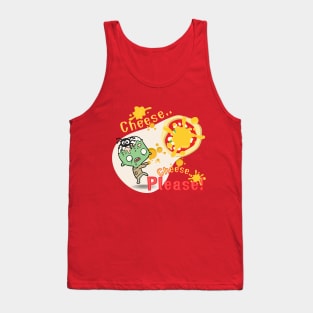 Pizza Lovers Zombie Cute : Cheese Please! Tank Top